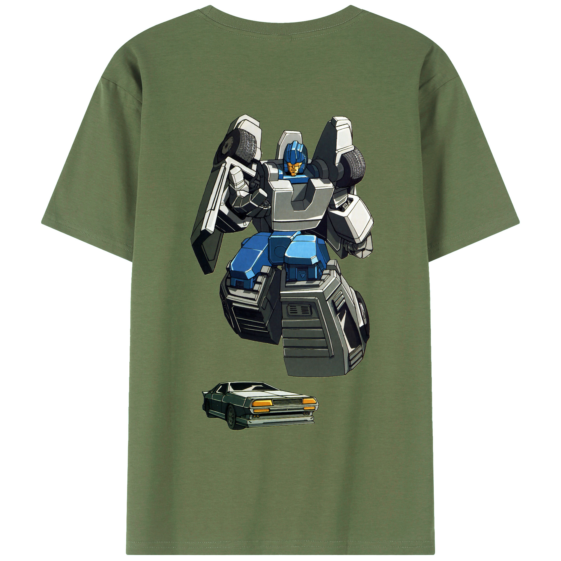 （画像用）  綿100％ メンズ半袖Tシャツ（バックプリント） 通気性